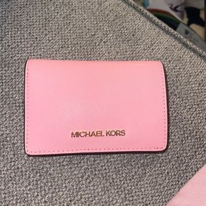 Beautiful bubblegum, pink, Michael Kors, wallet brand new with tags